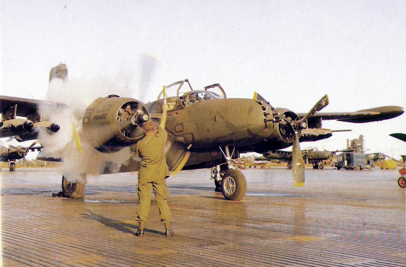 B-26 engine start