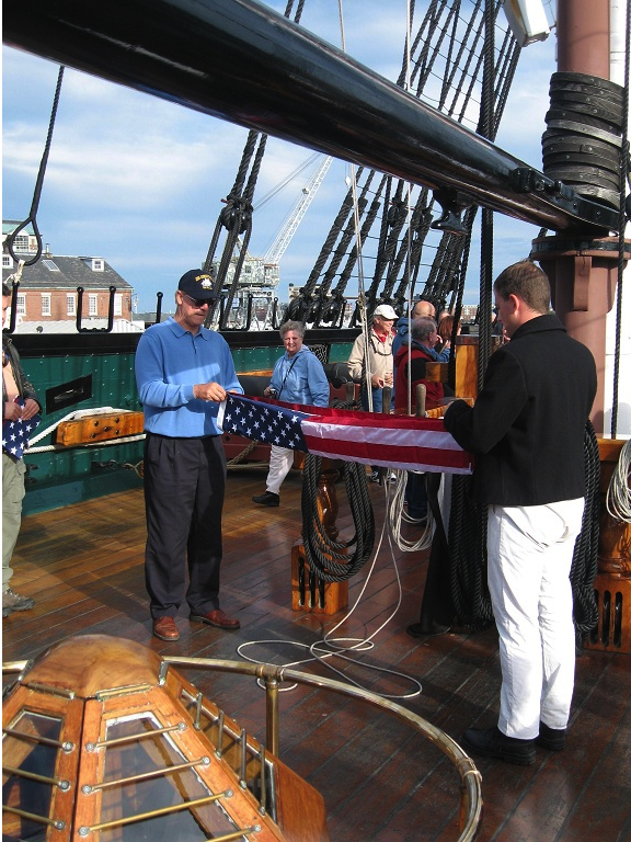 Man with flag 2