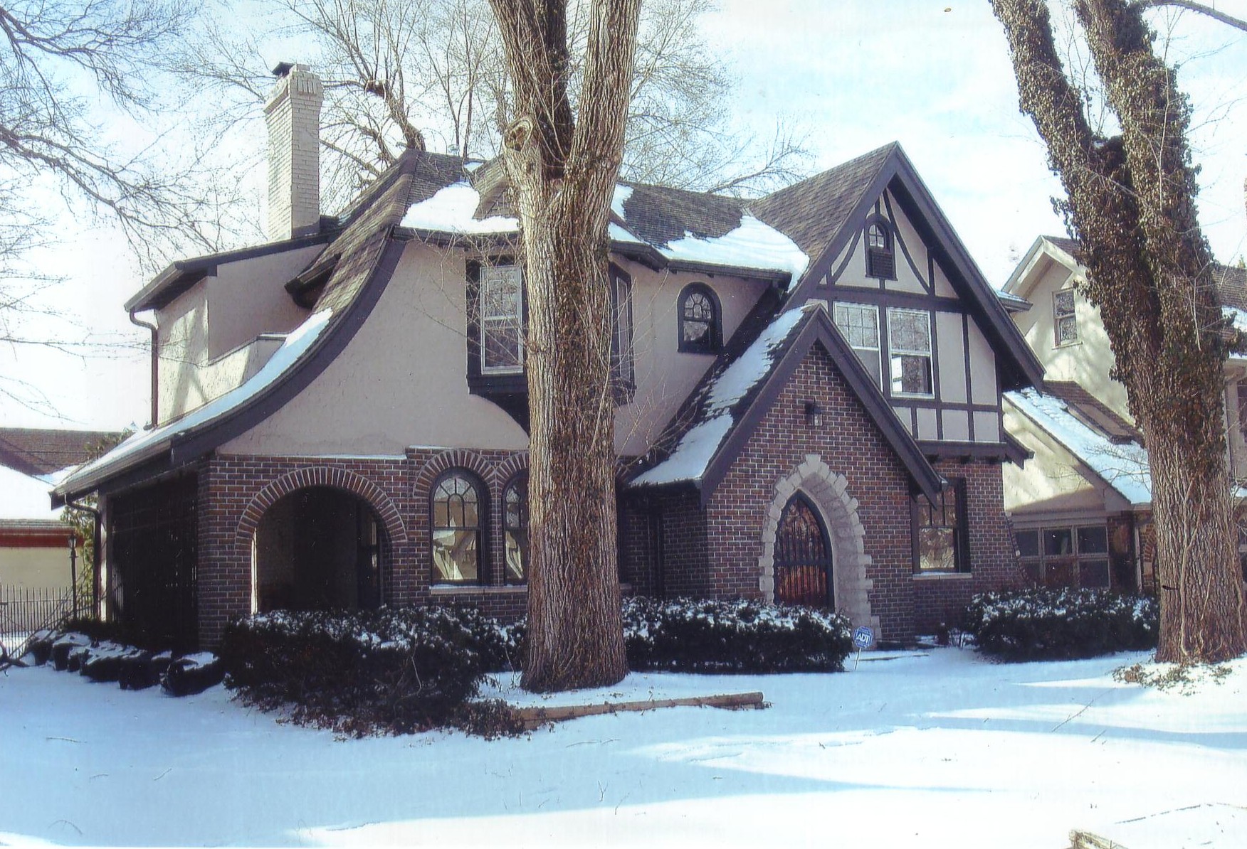 Jarboe house in snow
