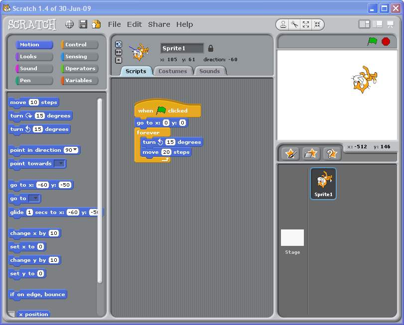 Scratch program