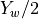 Y_w / 2
